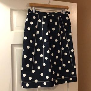 Oscar de la Renta polka dot pencil skirt, size 10